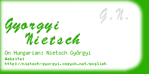 gyorgyi nietsch business card