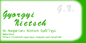 gyorgyi nietsch business card